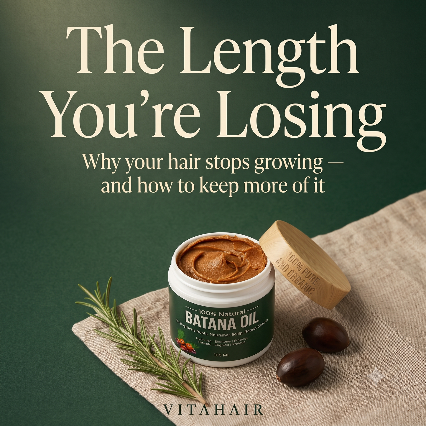 The Length You're Losing: Why Your Hair Stops Growing — and How to Keep More of It